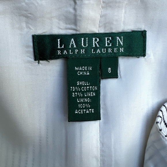 Lauren Ralph Lauren Pinstripe Trumpet Skirt - Picture 4 of 14